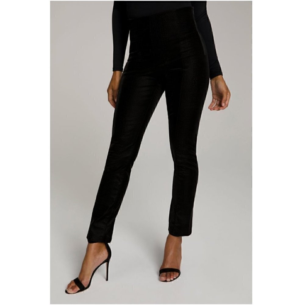 Good American Pant M L NWT The Croc Exec Vegan Leather Luxury Kardashian Reptile
